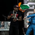How McGregor made fun of Mayweather during the show in Toronto